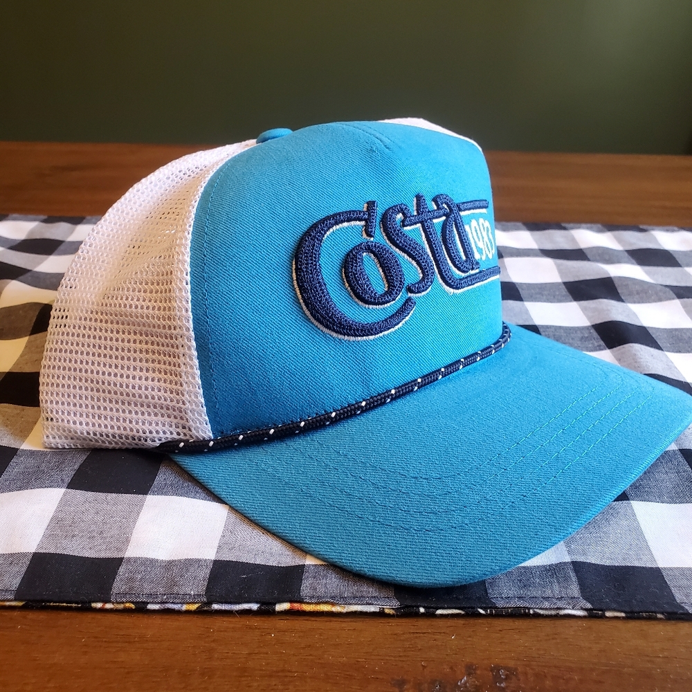 Men's Blue Vintage Style Costa De Mar Hat